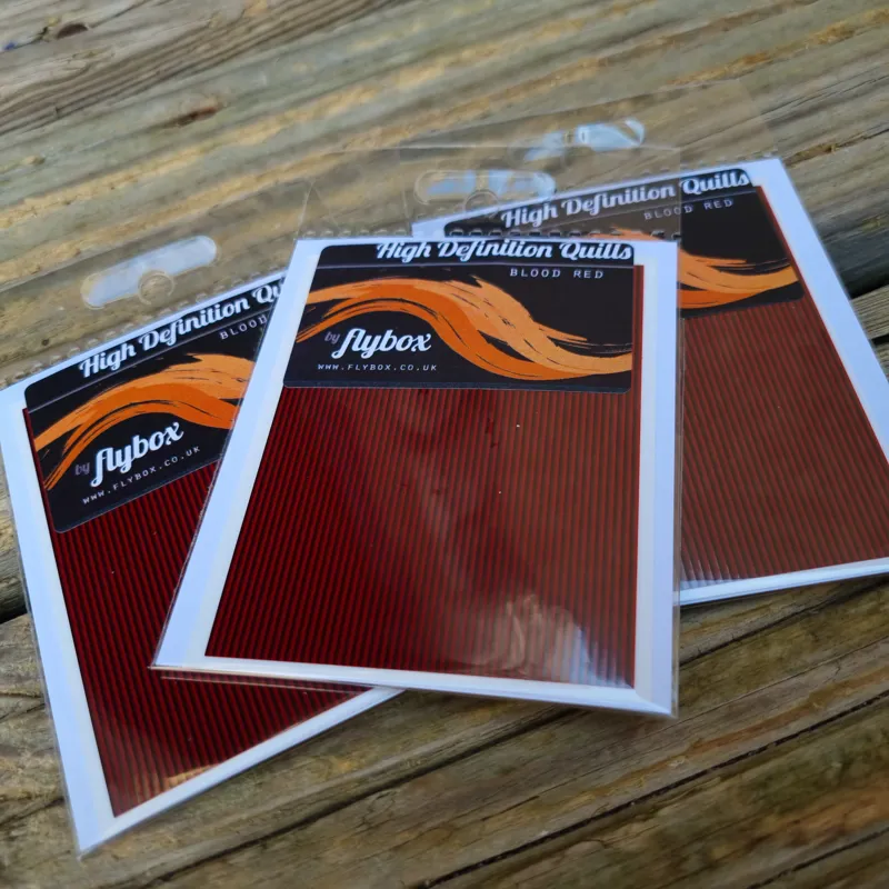 Flybox High Definition Quills in Blood Red-1